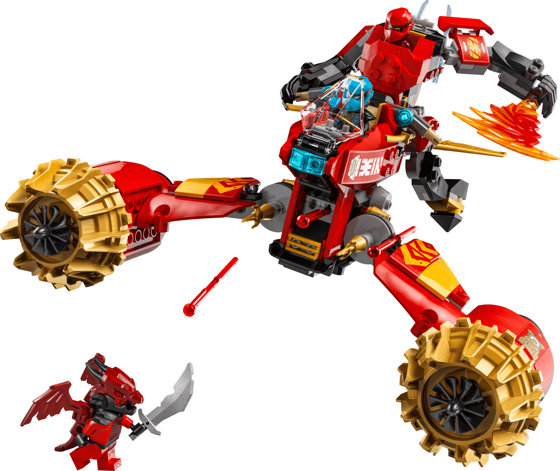 LEGO sættet Kai's Mech Storm Rider