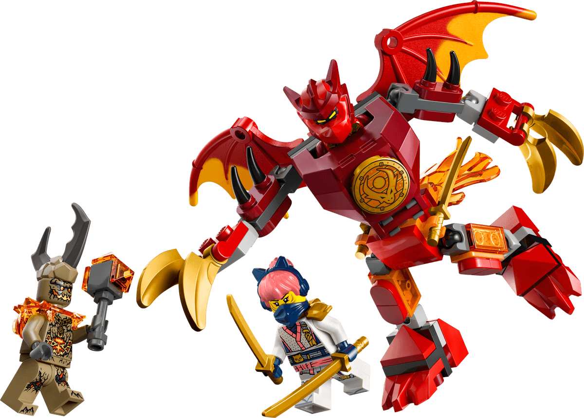 LEGO sættet Kai's Dragon Mech Battle Pack