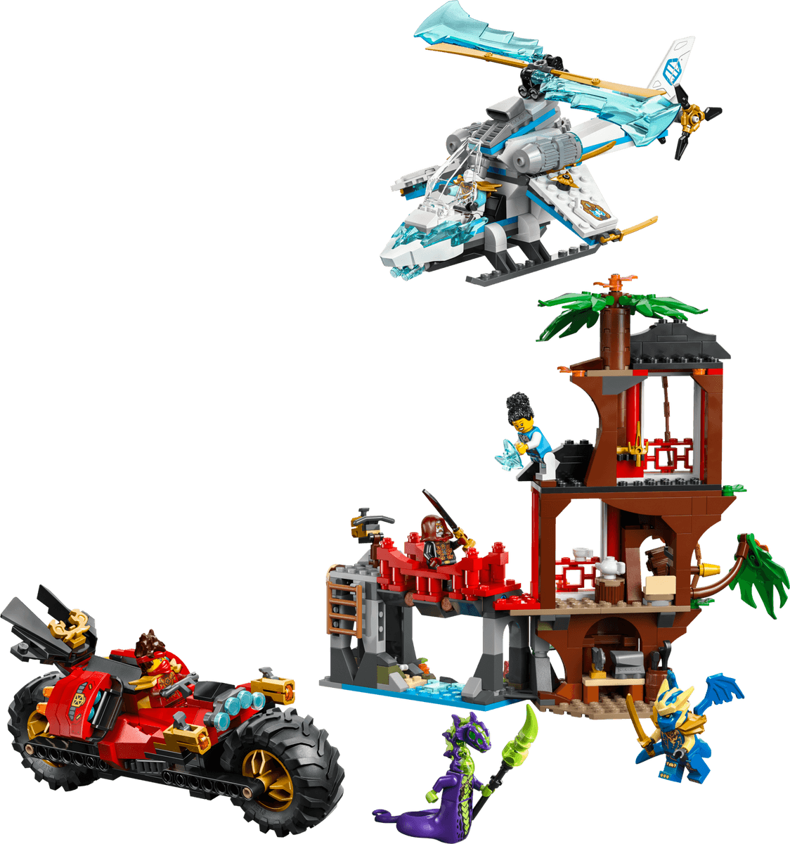 LEGO sættet Ninja Vehicle Tree House Battle