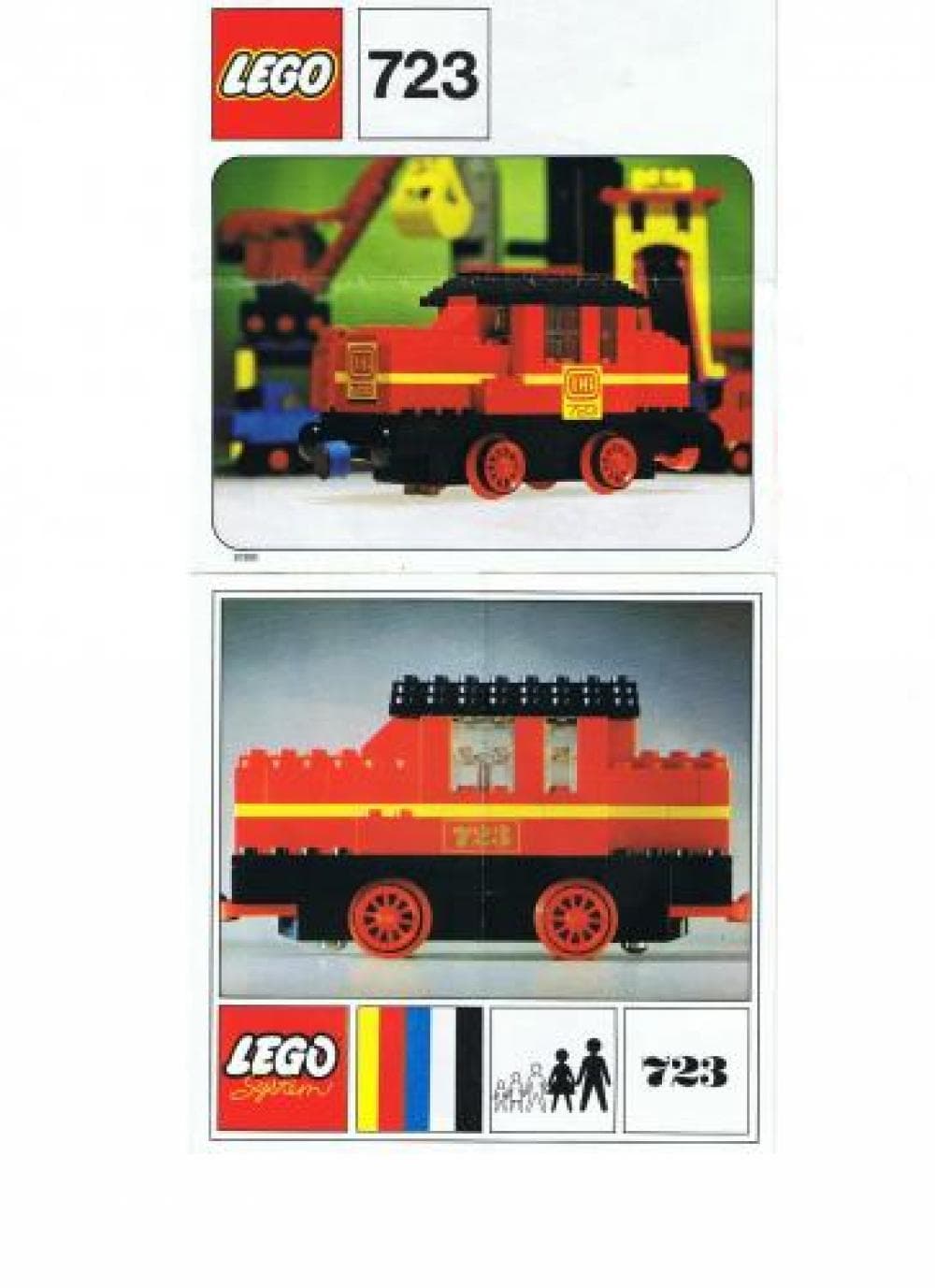 LEGO sættet Diesel Locomotive with DB Sticker
