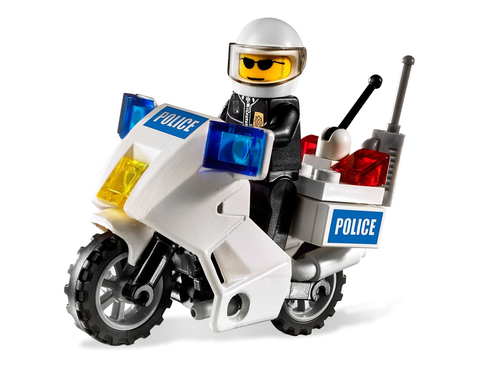 LEGO sættet Police Motorcycle (Blue Sticker Version)