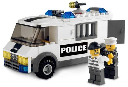 LEGO sættet Prisoner Transport, Black Logo