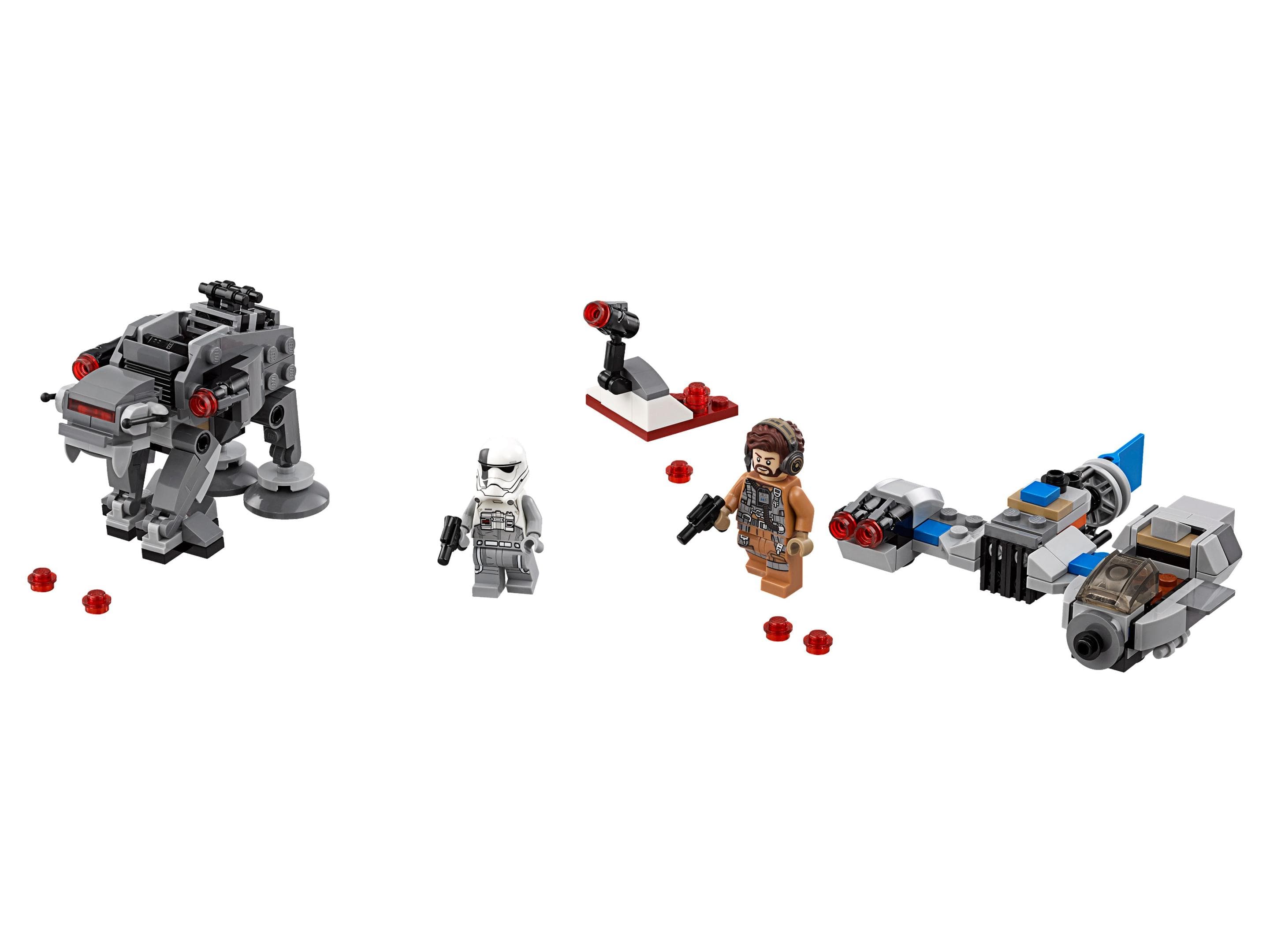 LEGO sættet Ski Speeder vs First Order Walker Microfighters
