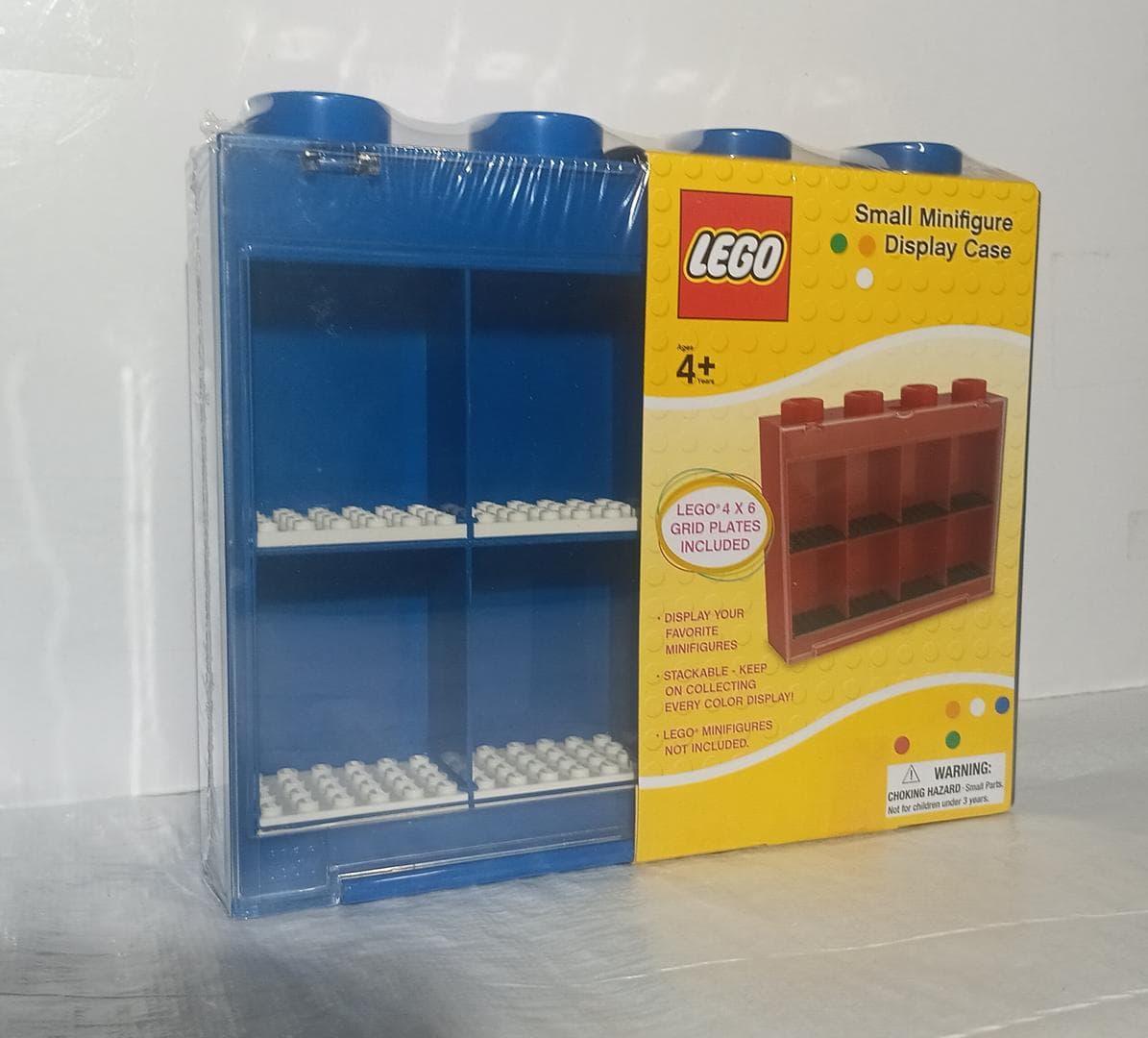 LEGO sættet Minifigure Display Case Small Blue