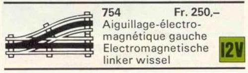 LEGO sættet Automatic Left Electric Switch
