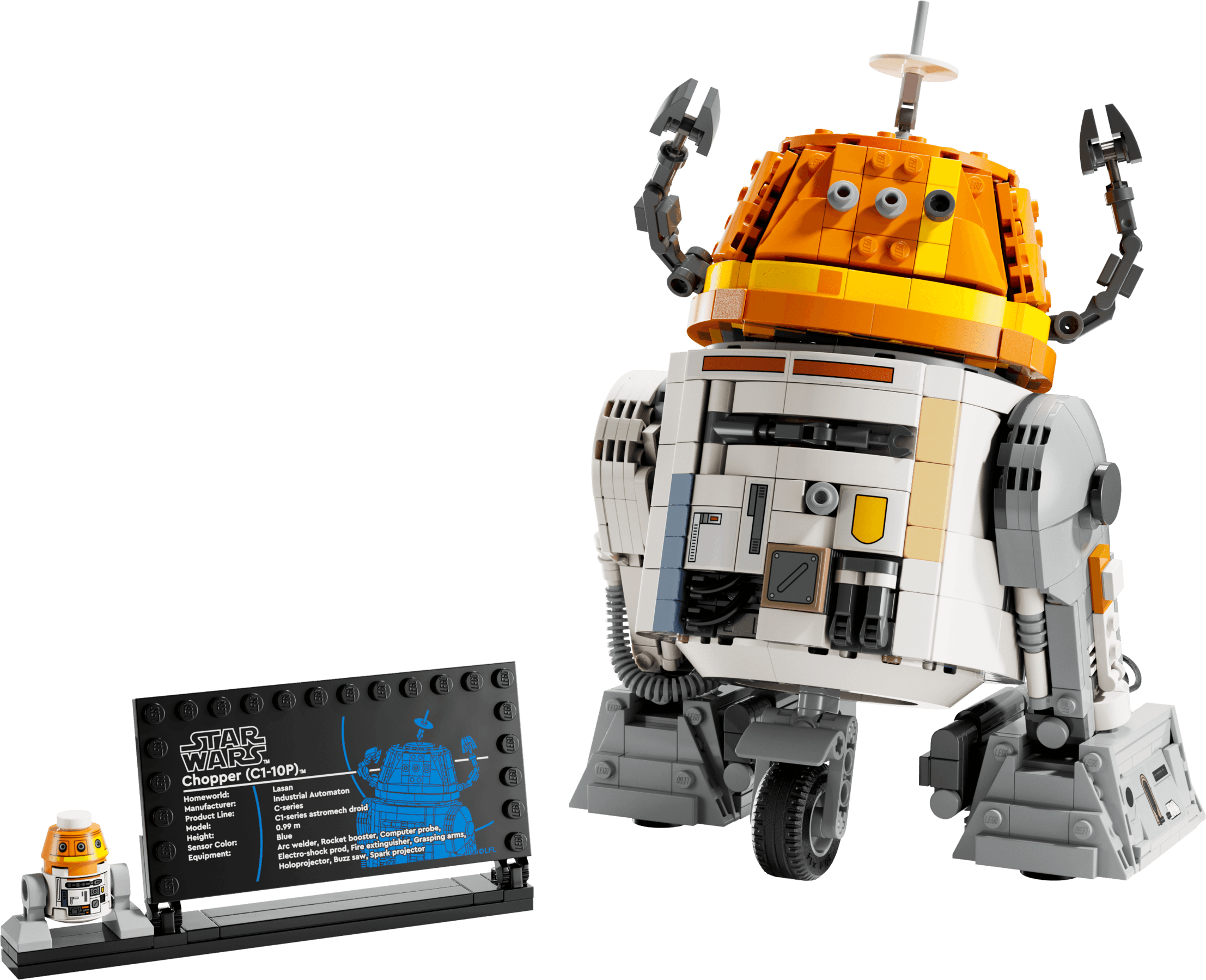 LEGO sættet Chopper (C1-10P) Astromech Droid