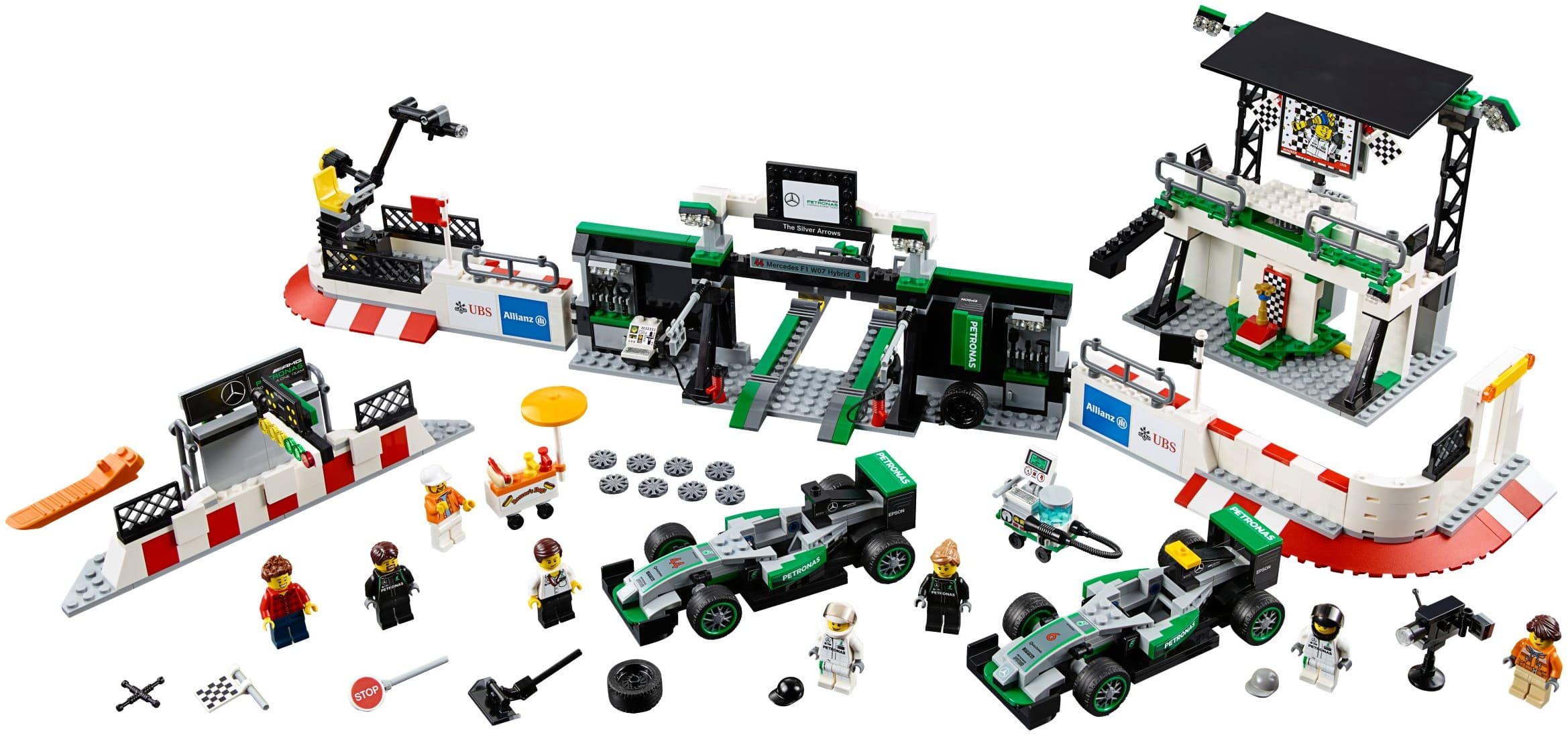 LEGO sættet MERCEDES AMG PETRONAS Formula One Team