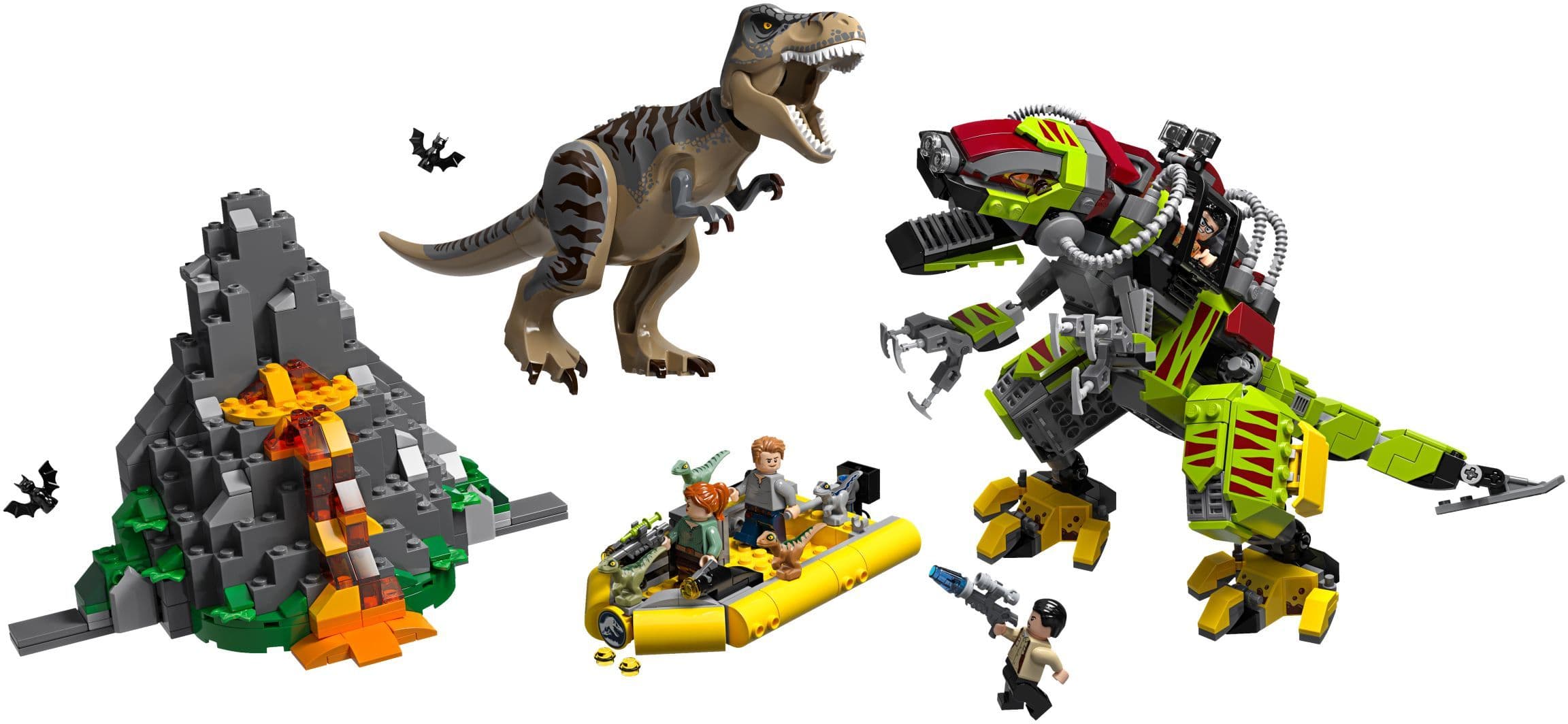 LEGO sættet T. rex vs Dino-Mech Battle