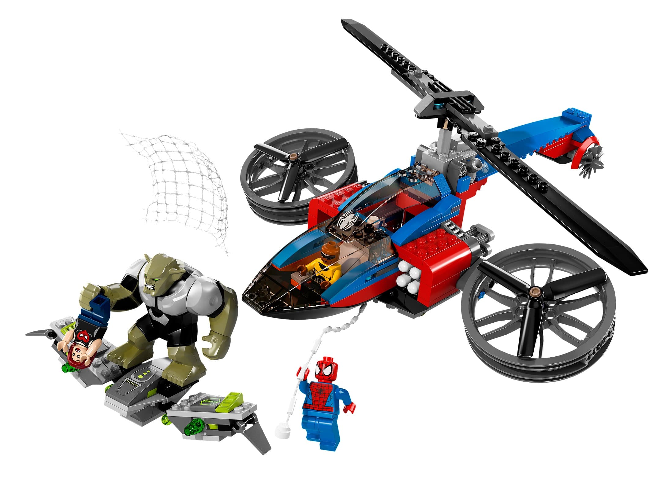 LEGO sættet Spider-Helicopter Rescue