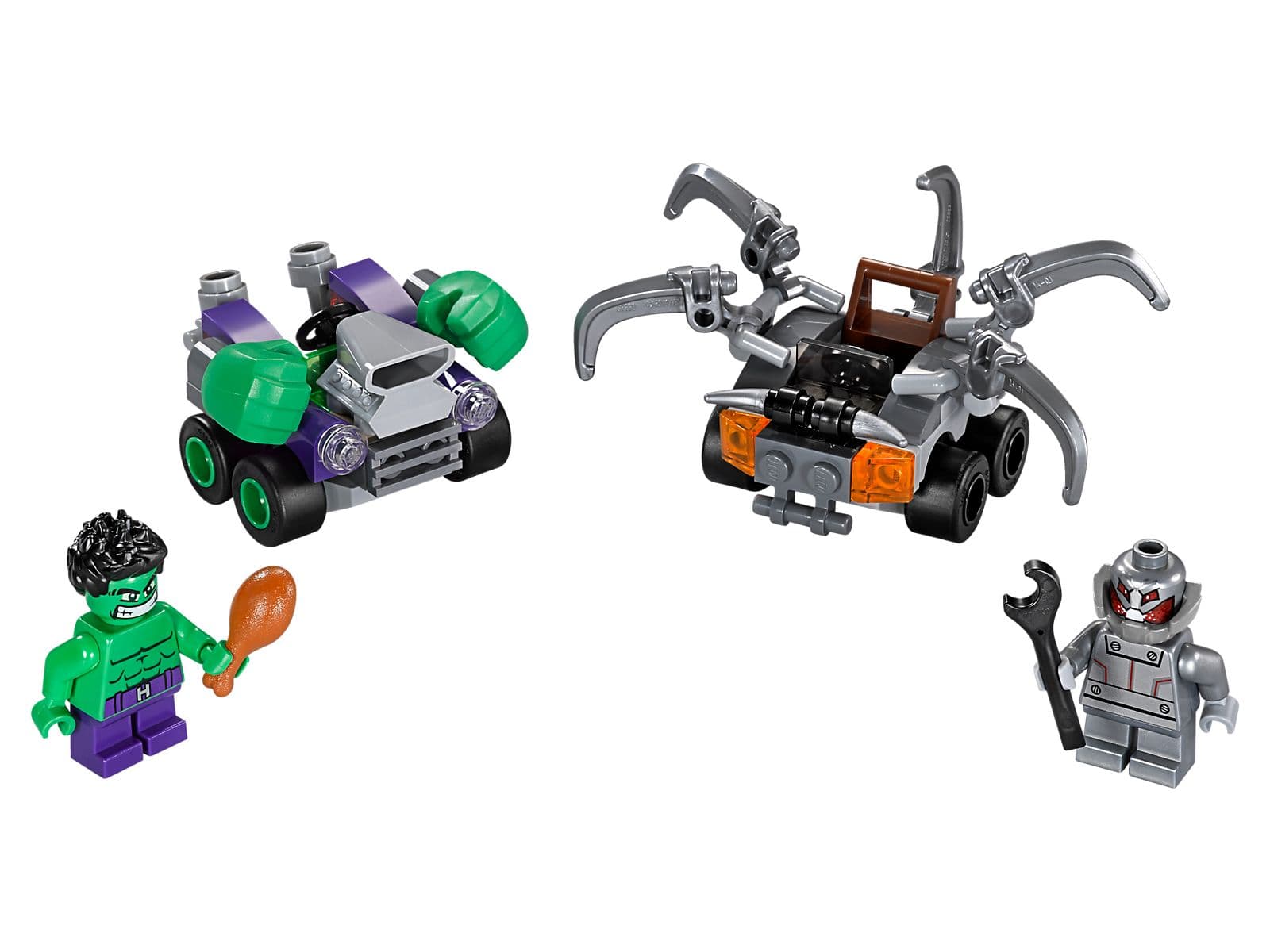 LEGO sættet Mighty Micros: Hulk vs. Ultron