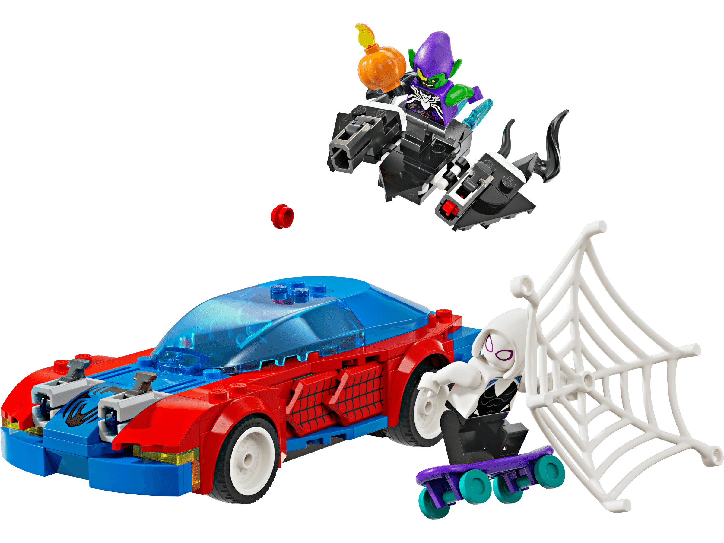 LEGO sættet Spider-Man Race Car & Venom Green Goblin