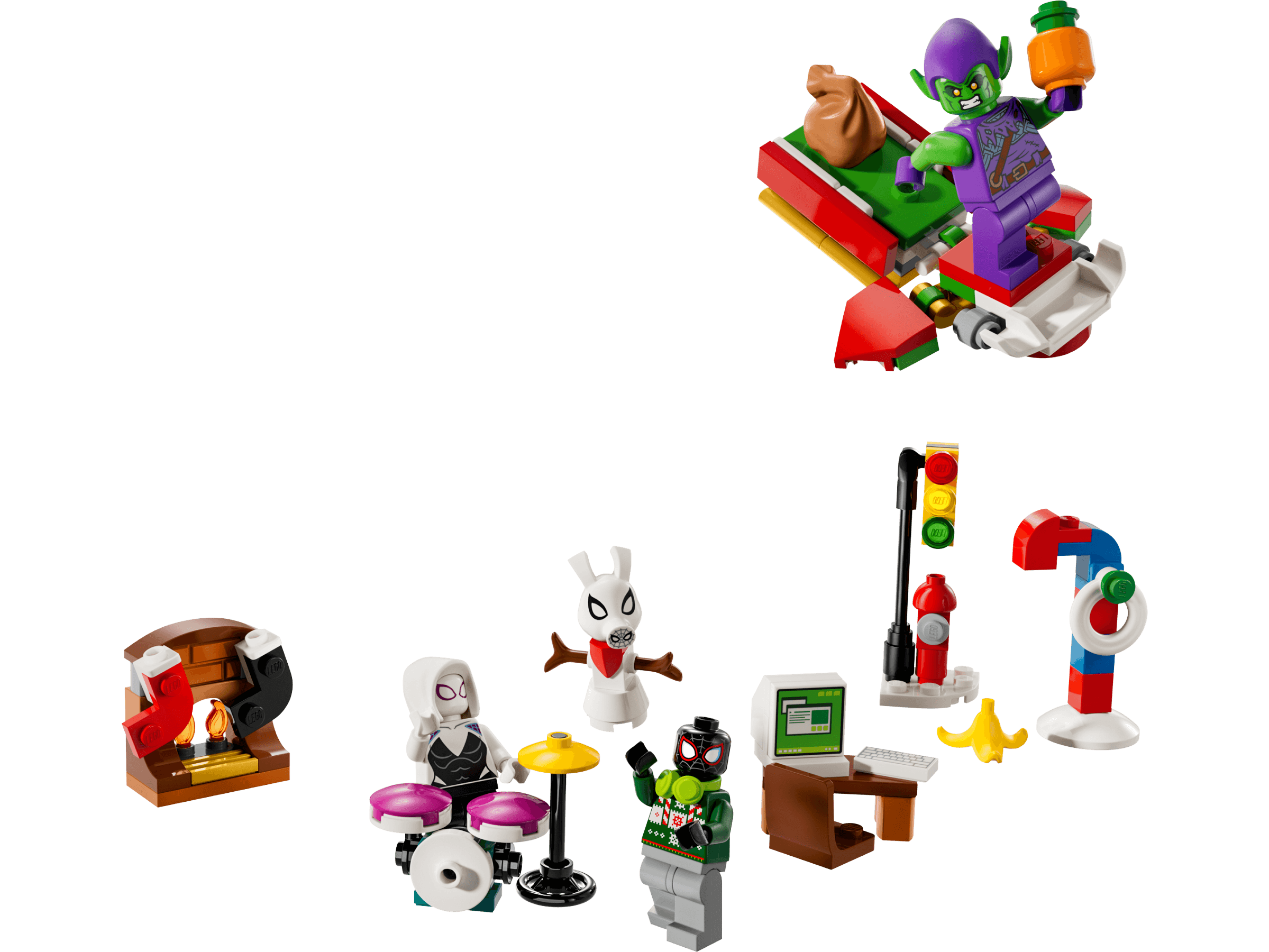 LEGO sættet Spider-Man Advent Calendar 2024