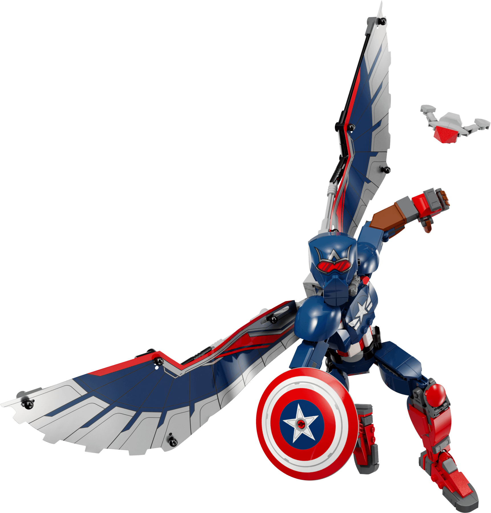 LEGO sættet New Captain America Construction Figure
