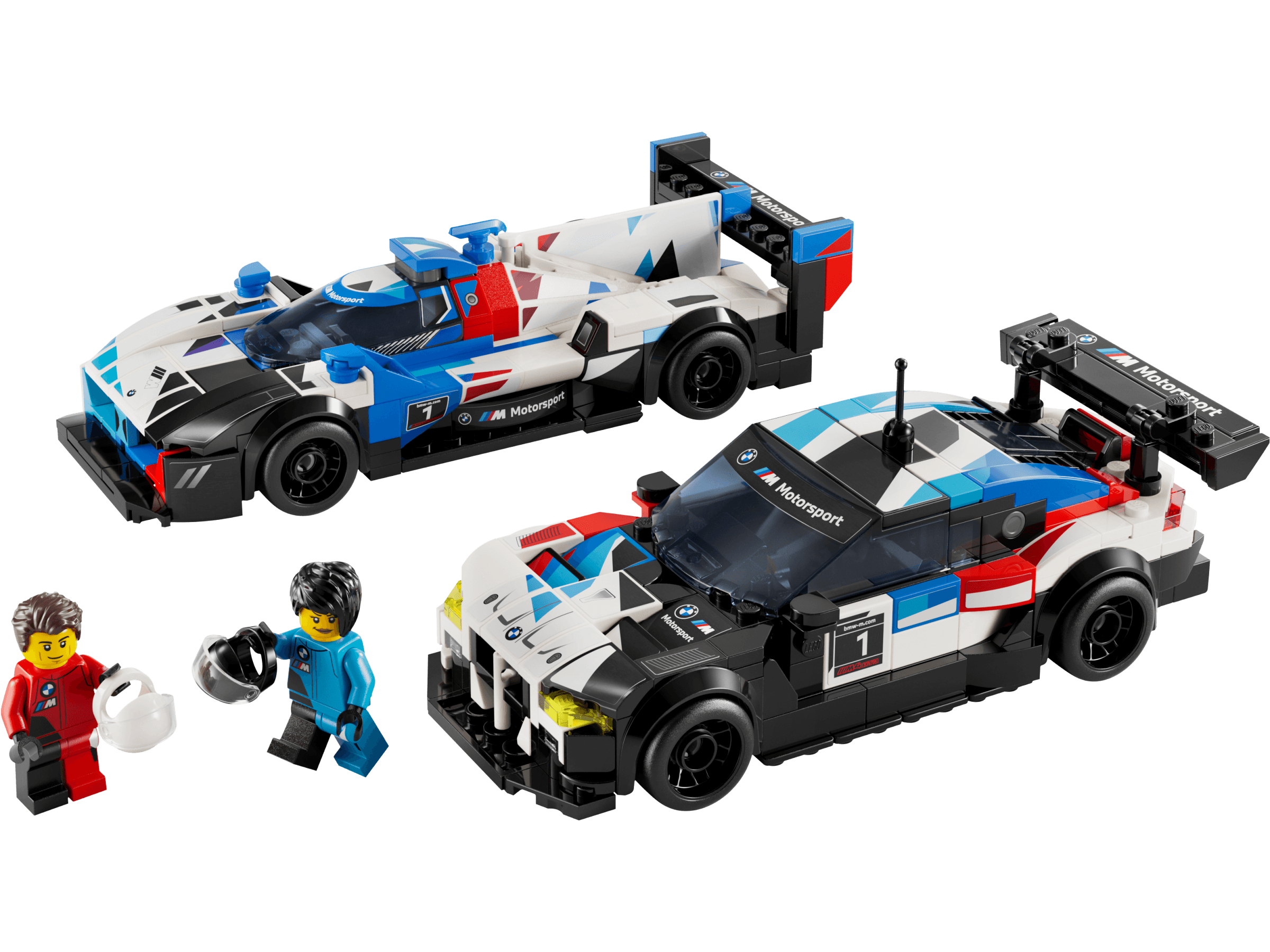 LEGO sættet BMW M4 GT3 & BMW M Hybrid V8 Race Cars