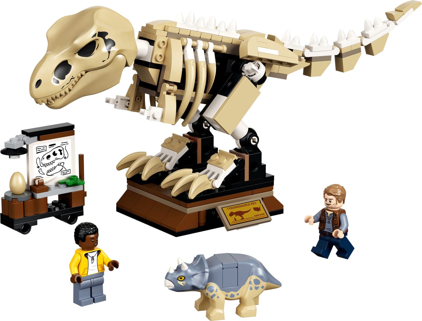 LEGO sættet T. rex Dinosaur Fossil Exhibition