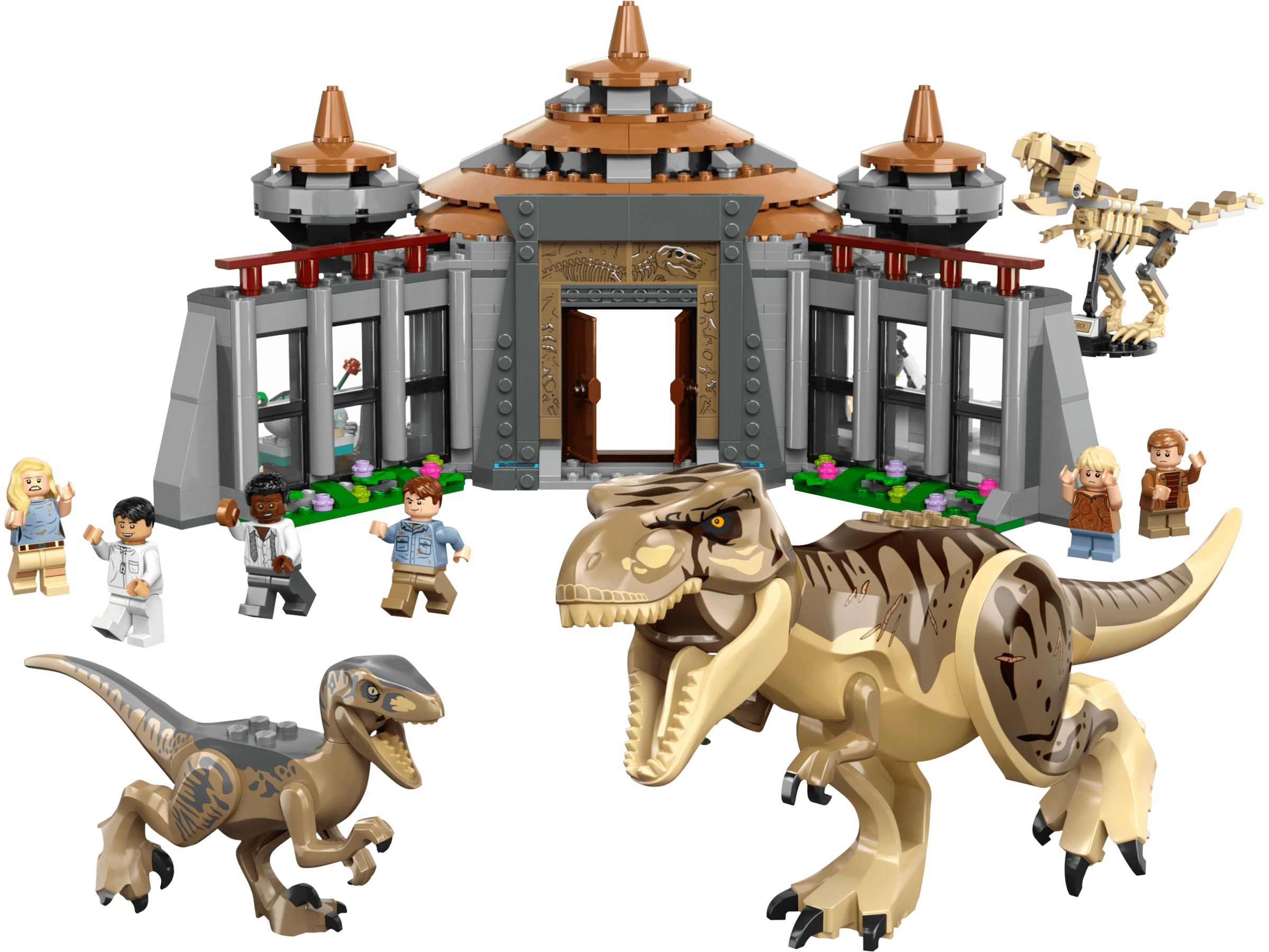 LEGO sættet Visitor Center: T. rex & Raptor Attack
