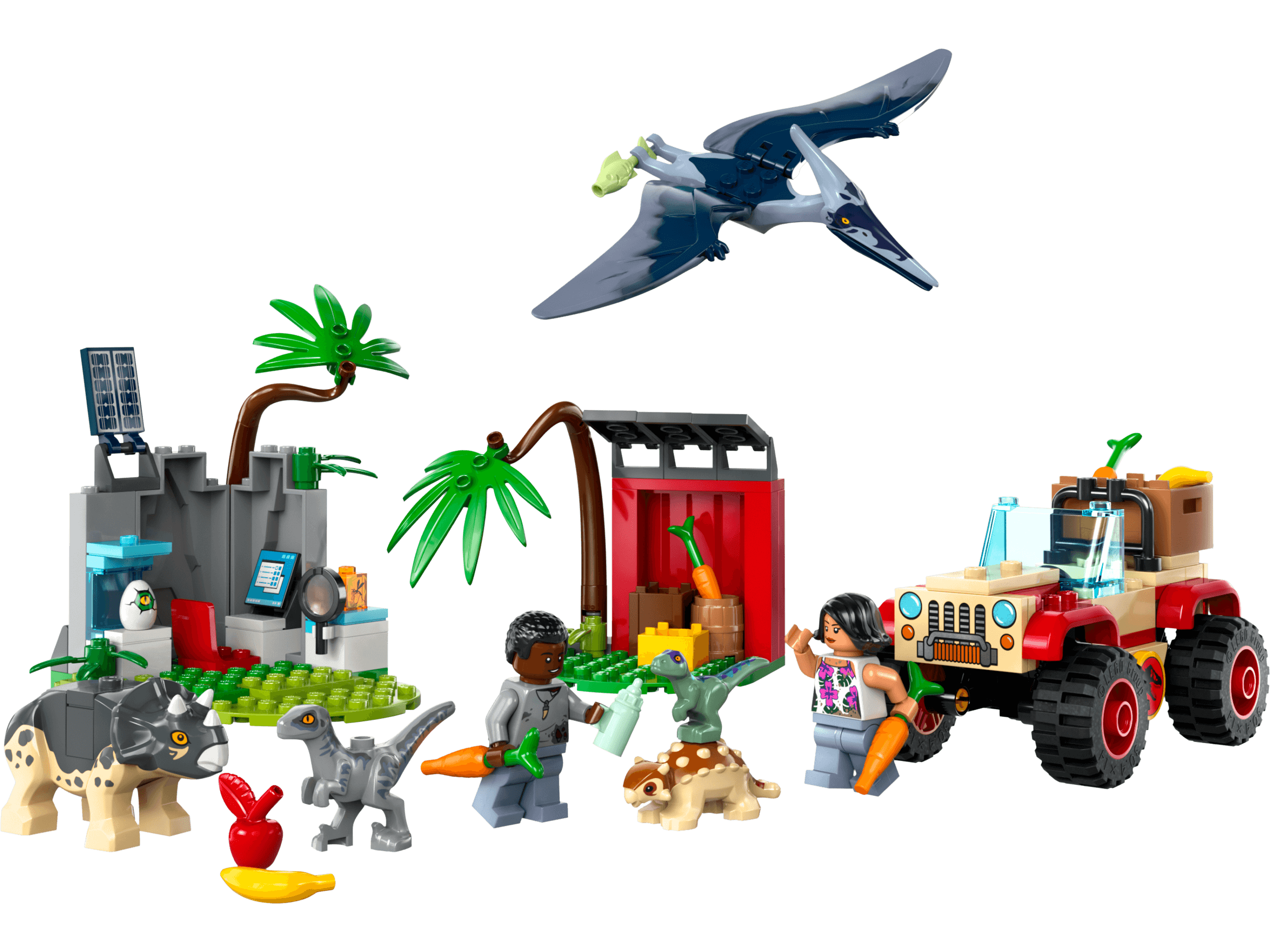 LEGO sættet Baby Dinosaur Rescue Center
