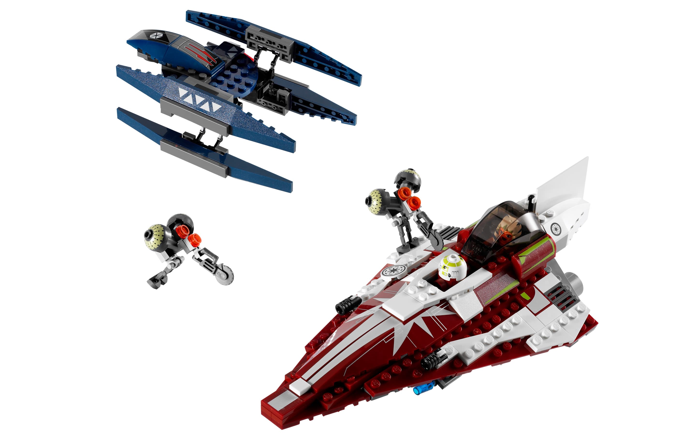 LEGO sættet Ahsoka's Starfighter and Vulture Droid