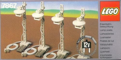 LEGO sættet 12V Train Light Posts