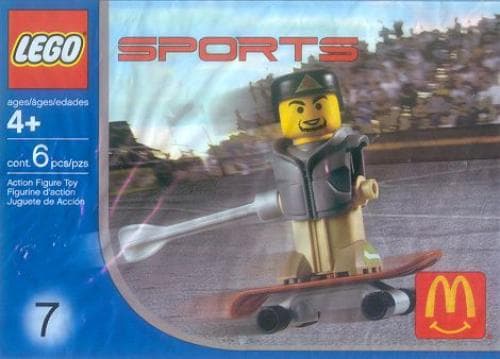 LEGO sættet Gray Vest Skateboarder