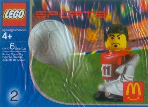 LEGO sættet McDonald's Sports Set Number 2 - Red Soccer Player #11