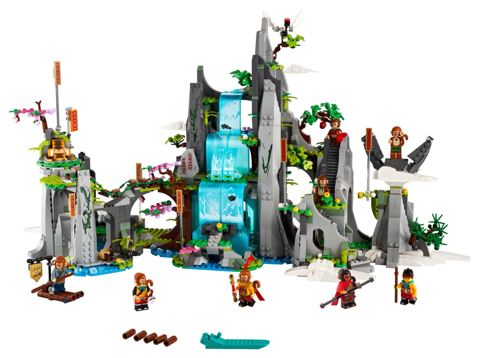 LEGO sættet The Legendary Flower Fruit Mountain