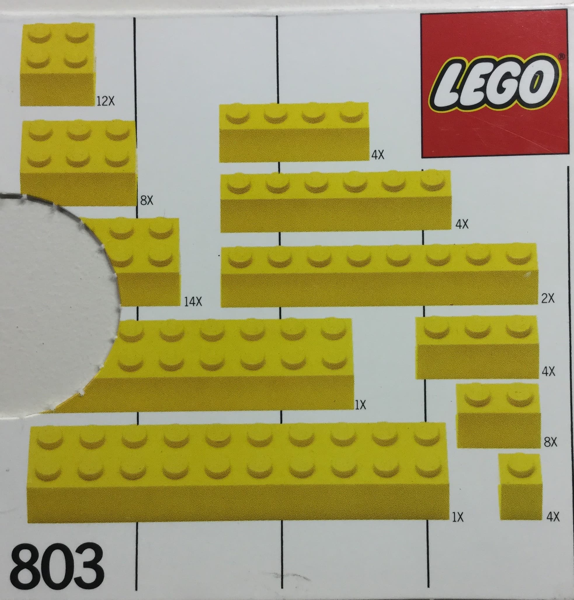 LEGO sættet Extra Bricks Yellow