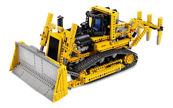 LEGO sættet Motorized Bulldozer