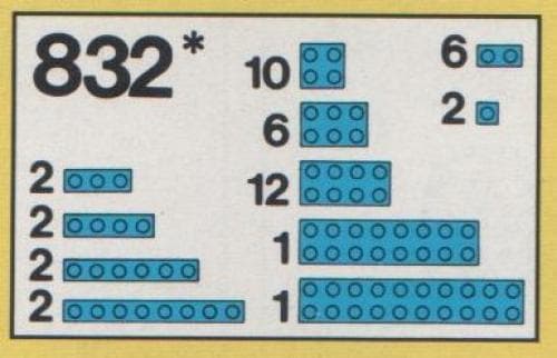 LEGO sættet Parts Pack, Blue Bricks