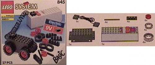 LEGO sættet Battery Motor, 9V