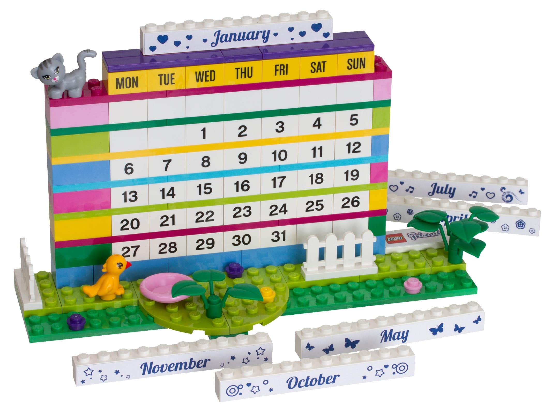 LEGO sættet Friends Brick Calendar