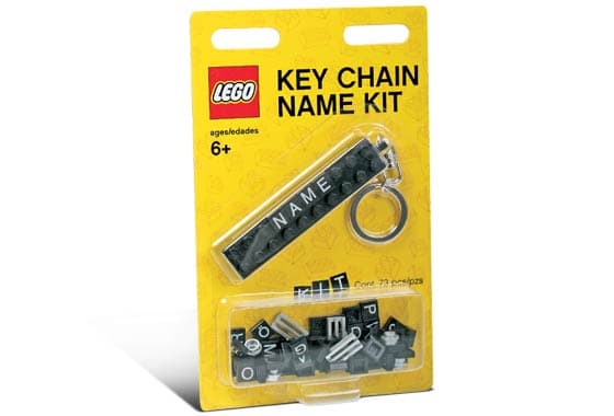 LEGO sættet Key Chain Name Kit