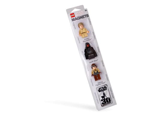 LEGO sættet Star Wars Magnet Set: Darth Maul, Anakin and Naboo Fighter Pilot