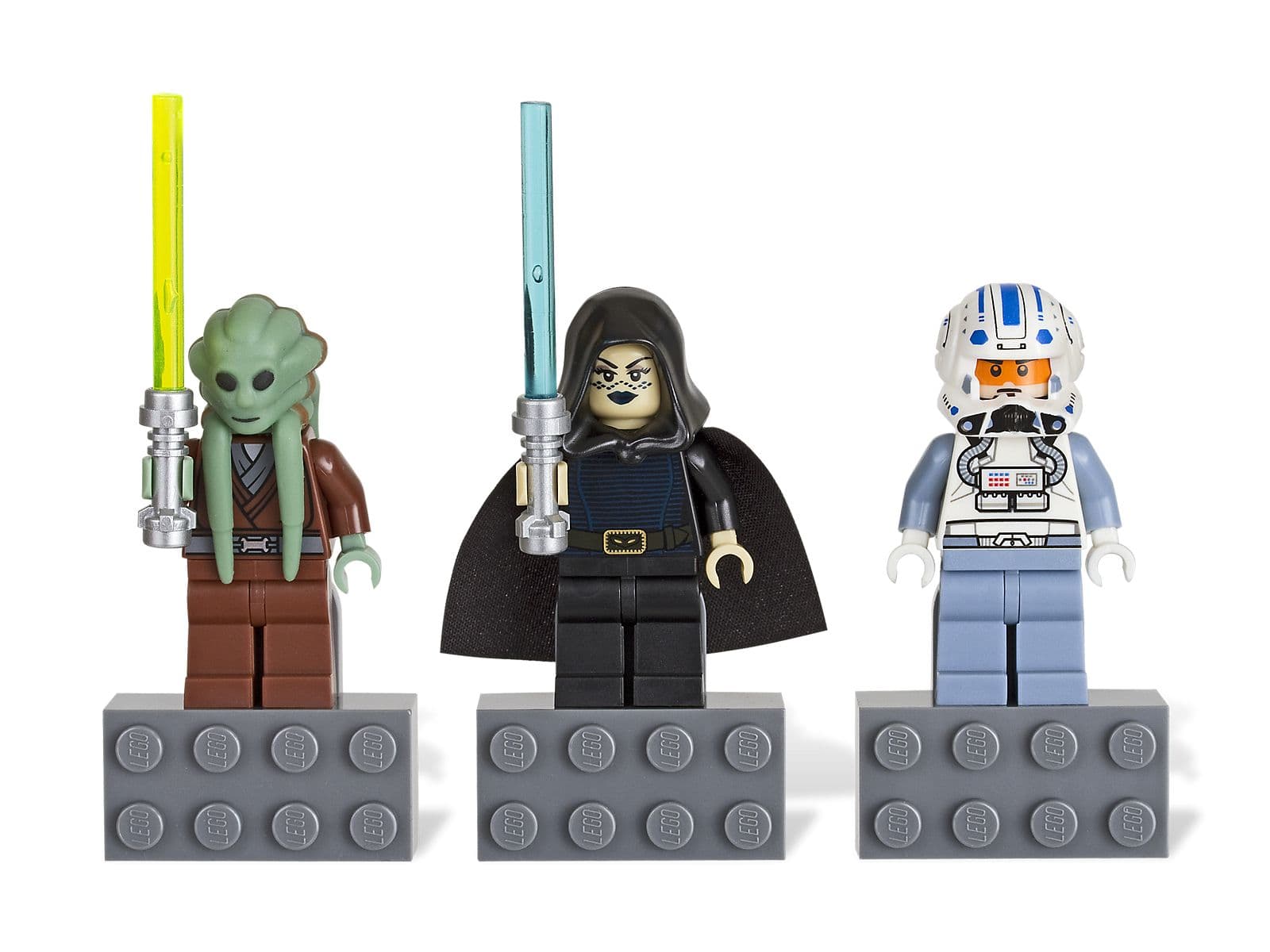 LEGO sættet Magnet Set, Star Wars - Kit Fisto, Barriss Offee, Captain Jag