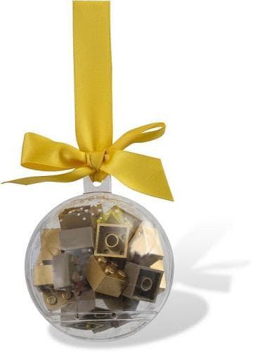 LEGO sættet Holiday Ornament with Gold Bricks