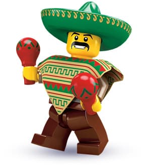 LEGO sættet Mariachi / Maraca Man