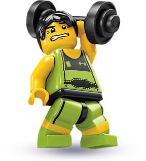 LEGO sættet Weightlifter