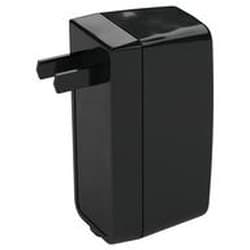 LEGO sættet USB Power Adapter Type A (No Holes in Pins) (Black)