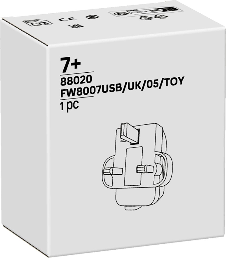 LEGO sættet USB Power Adapter Type G (Black)