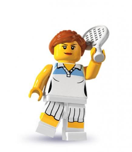 LEGO sættet Tennis Player