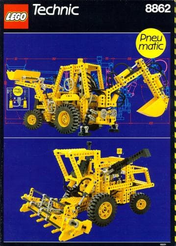 LEGO sættet Backhoe Grader