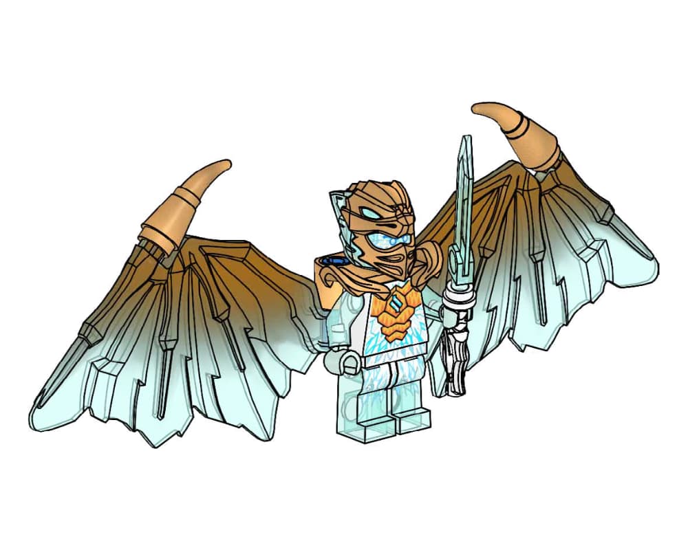 LEGO sættet Golden Dragon Zane