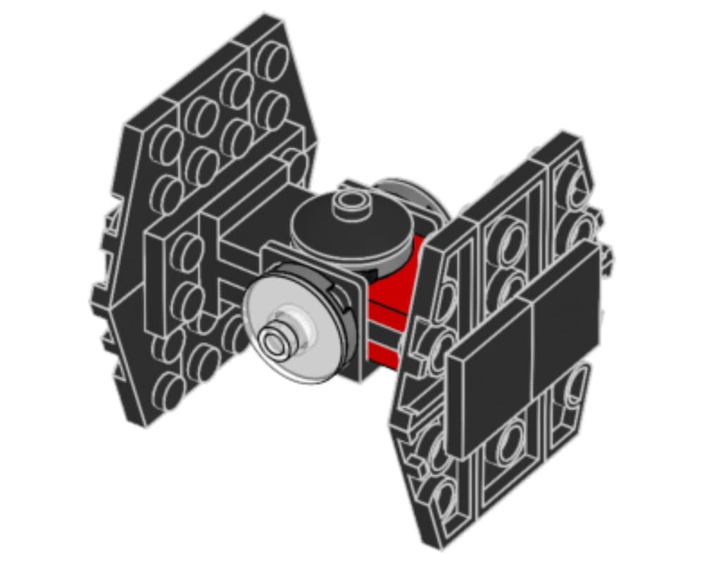 LEGO sættet First Order SF TIE Fighter