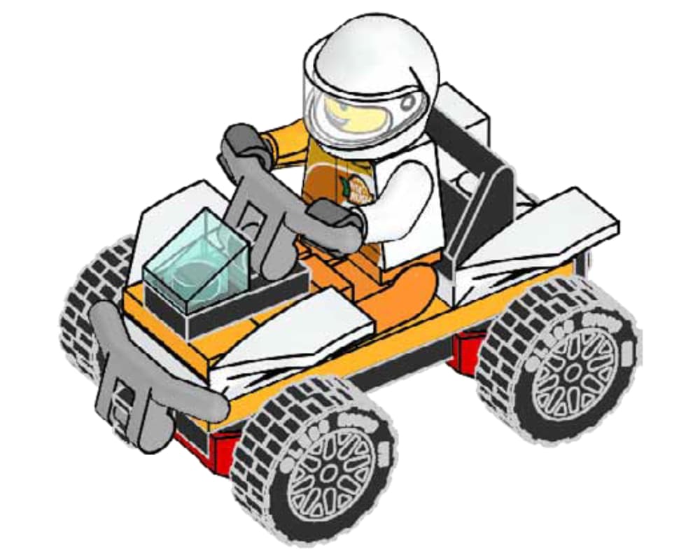 LEGO sættet Stuntman with Quad