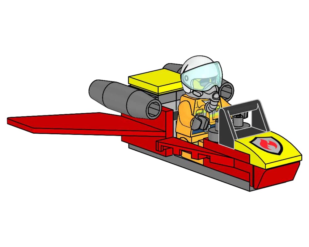 LEGO sættet Allie Aires' Firefighter Jet