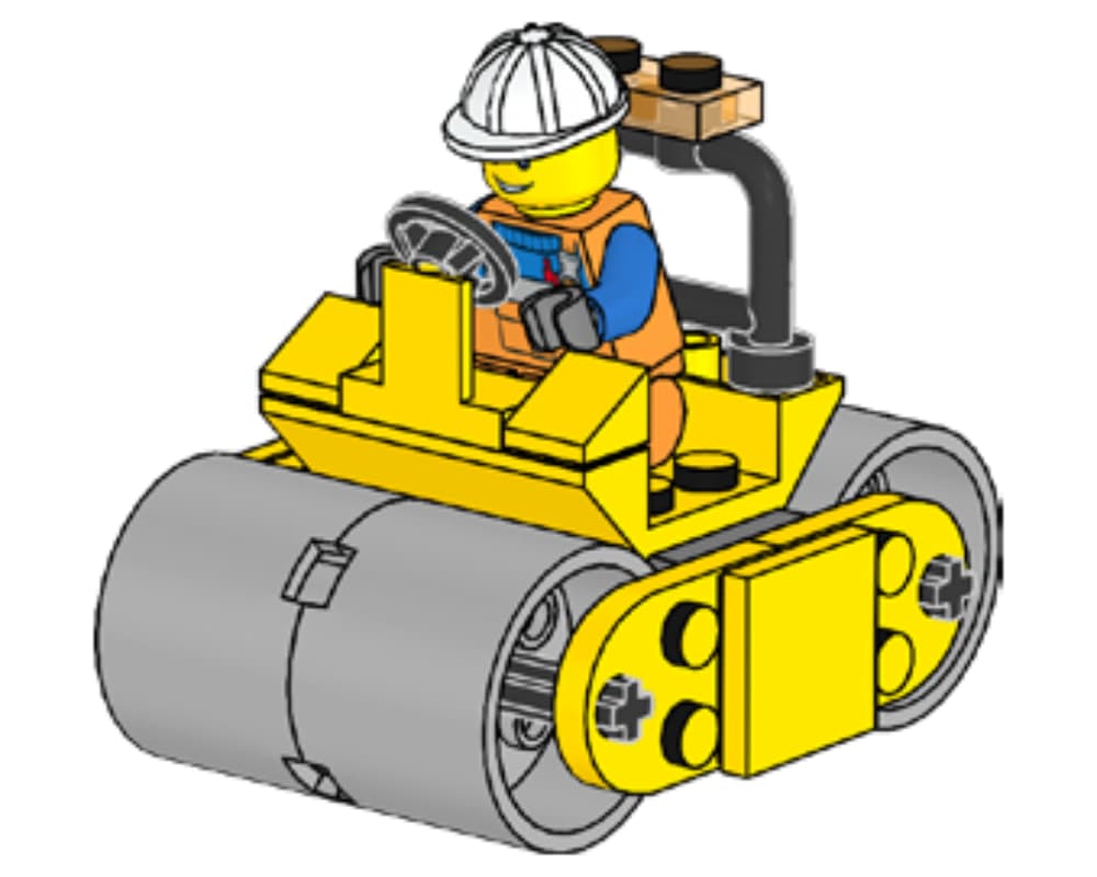 LEGO sættet Robbie Rolla's Steamroller