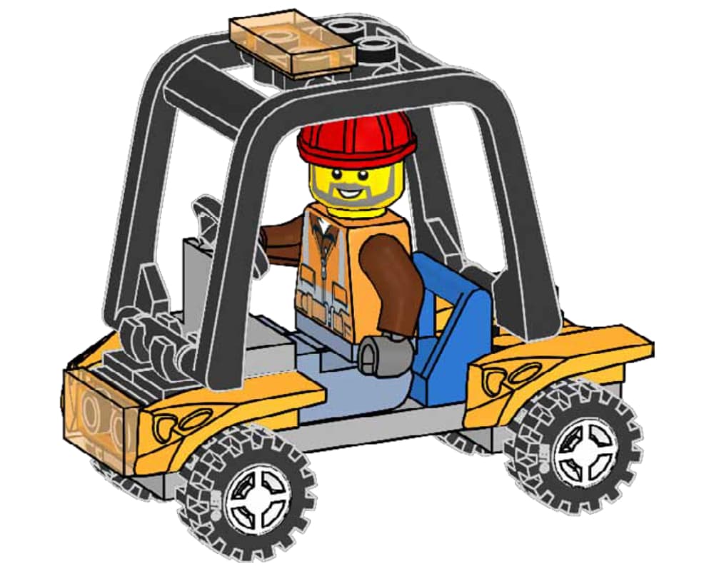 LEGO sættet Service Car