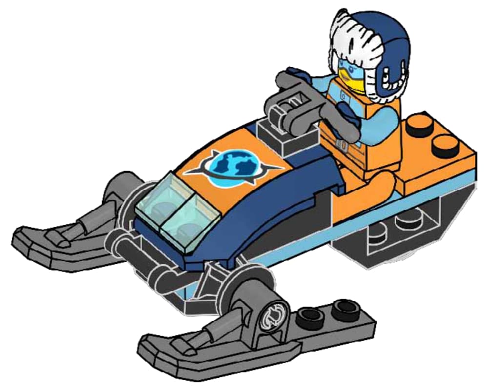 LEGO sættet Arctic Snowmobile