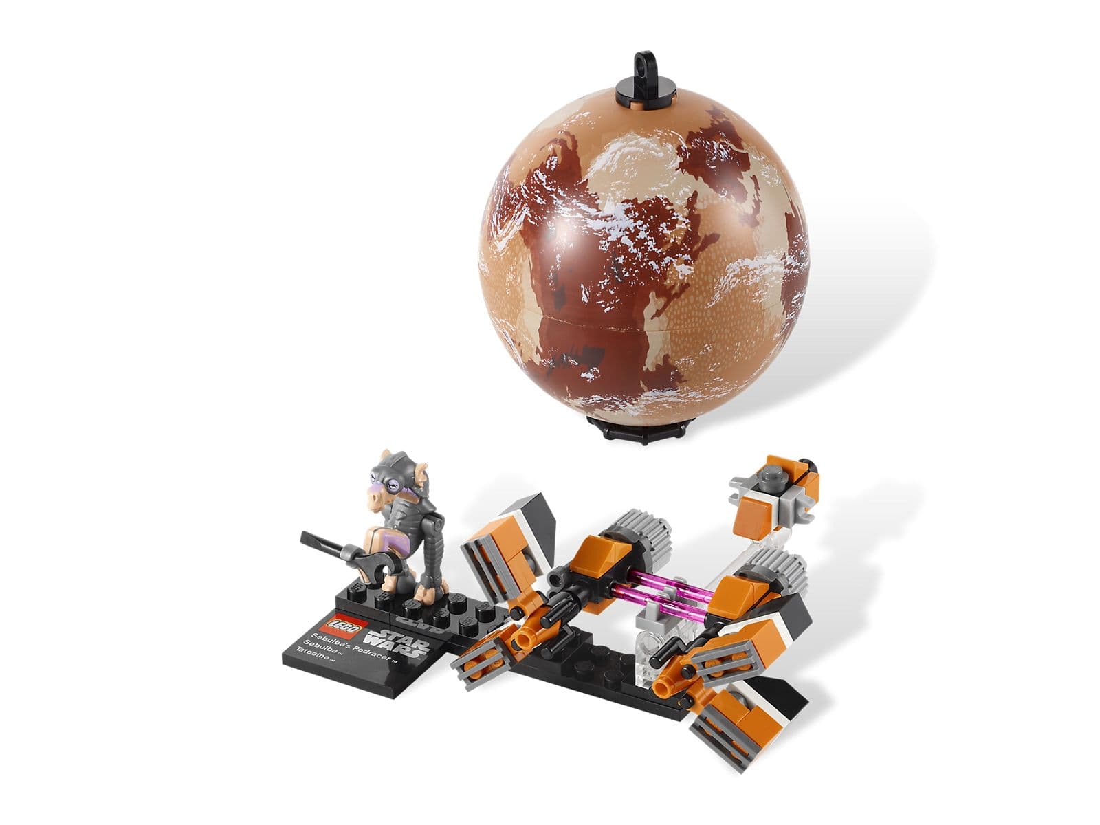 LEGO sættet Sebulba's Podracer & Tatooine