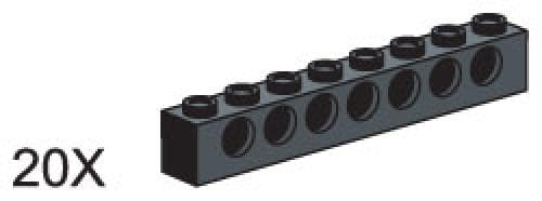 LEGO sættet 1 x 8 Beams
